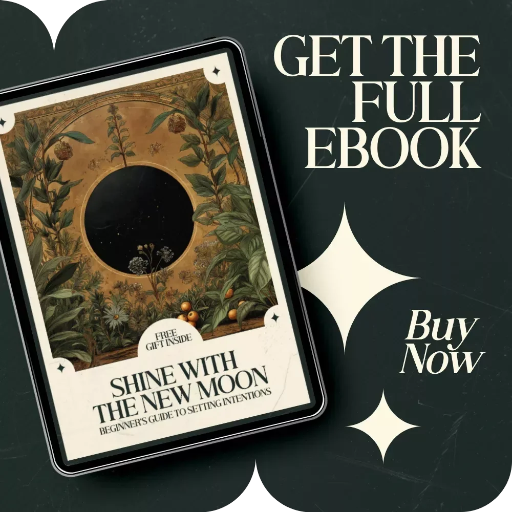 Shine with the New Moon: A Beginner’s Guide to Setting Intentions – New Moon Intention Ideas for Beginners Digital Guide