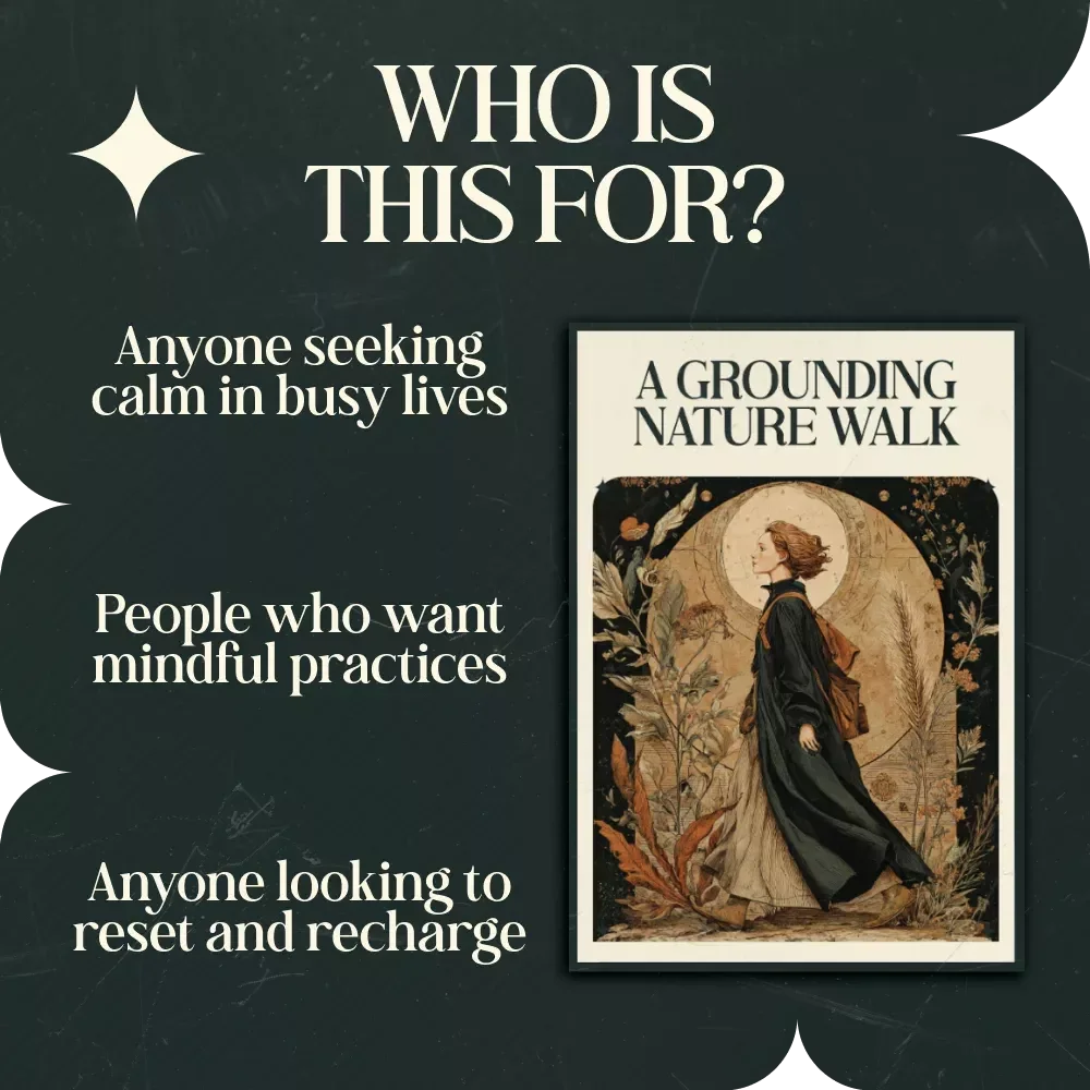 A Grounding Nature Walk Checklist – Simple Grounding Routine Using Nature Walks for Mindfulness and Emotional Balance