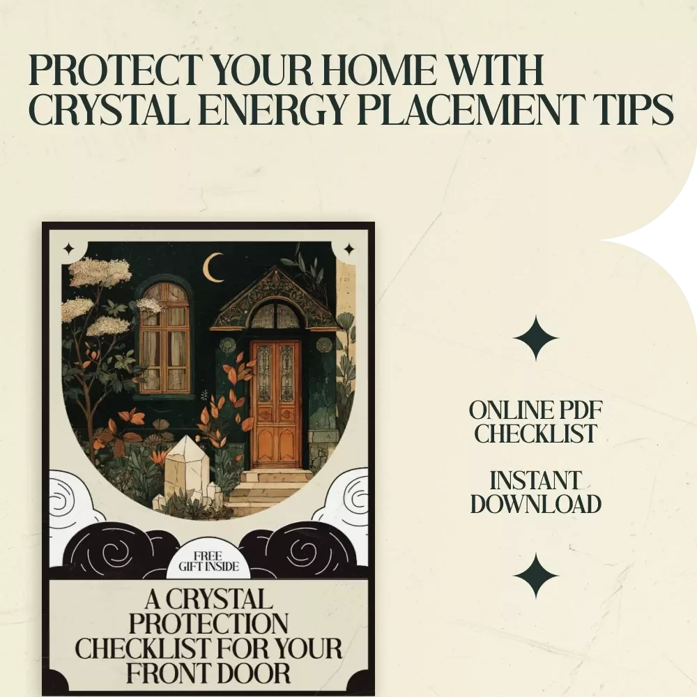 A Crystal Protection Checklist for Your Front Door - Guide to Placing Crystals for Protection & Positive Energy