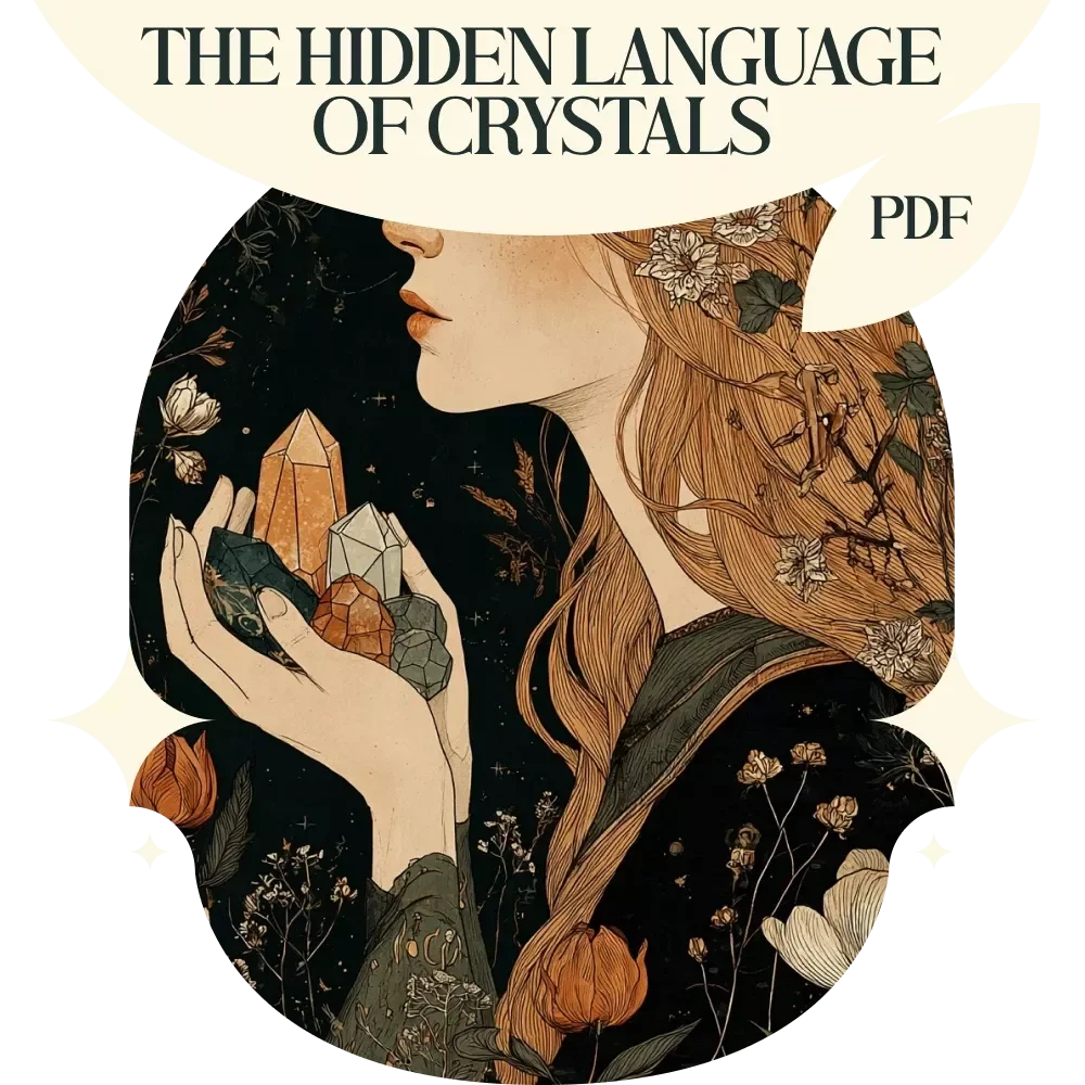The Hidden Language of Crystals for Beginners – A Simple Guide on how crystals work for beginners, Crystal Healing eBook, Energy & Vibrations Starter Guide
