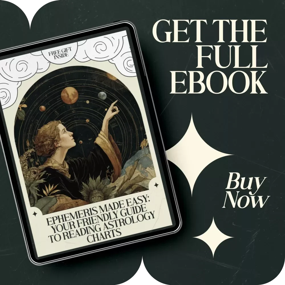 Ephemeris Made Easy: Your Friendly Guide to Reading Astrology Charts – Astrology Ephemeris Guide, How to Read an Astrology Ephemeris Easily, Astrology Learning eBook, Beginner Astrology Reference