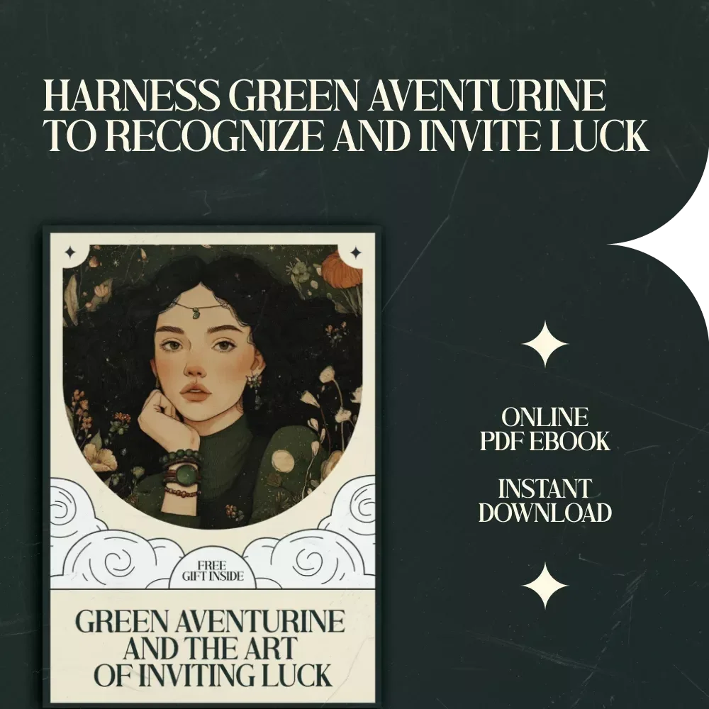 Green Aventurine and the Art of Inviting Luck – Green Aventurine Crystal Meaning and Luck Guide, Opportunity Mindset eBook, Crystal Rituals, Daily Practices & Manifesting Opportunity Digital Download