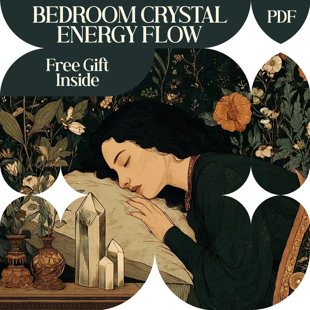 Bedroom Crystal Energy Flow Checklist - How to Place Crystals in Bedroom for Positive Energy & Restful Sleep