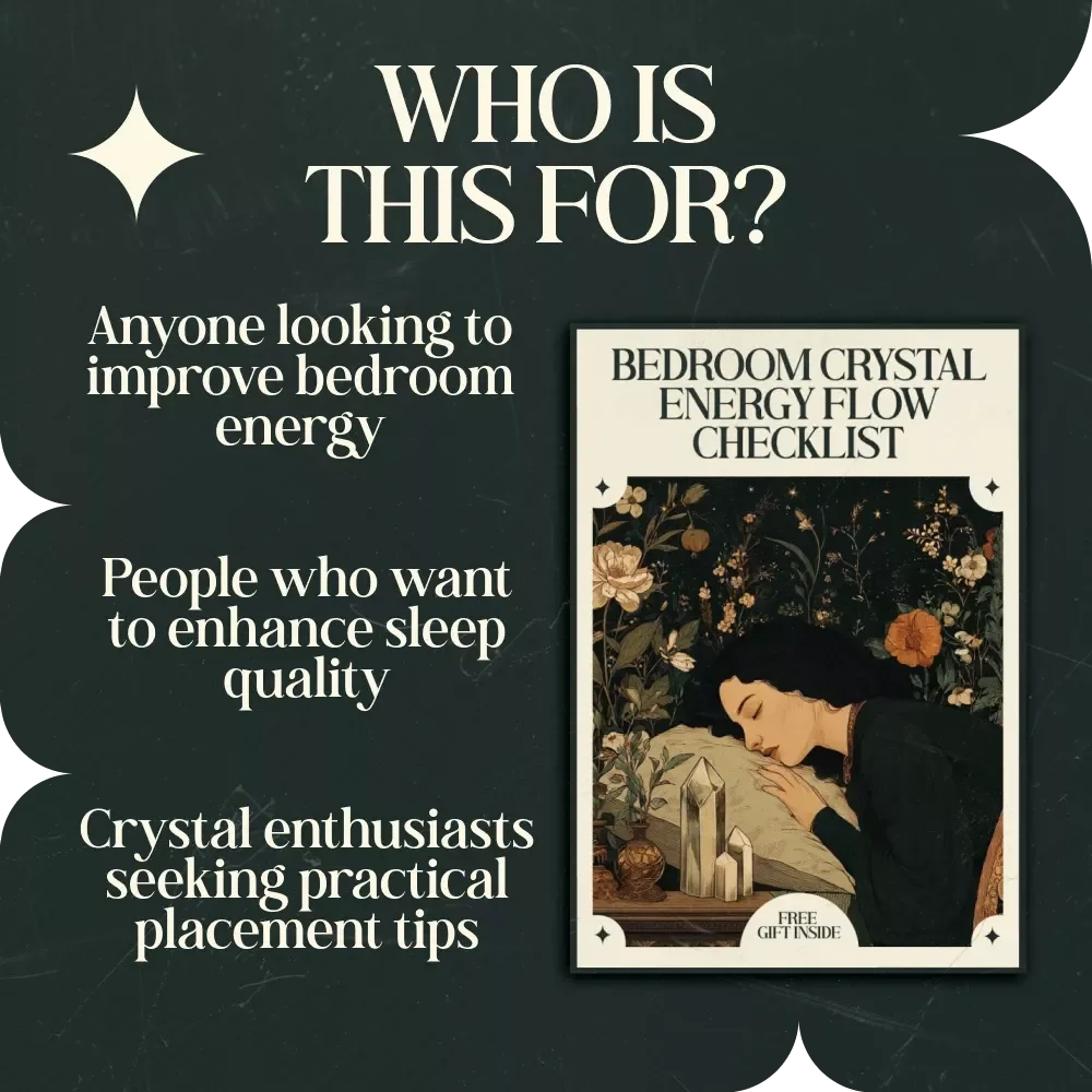 Bedroom Crystal Energy Flow Checklist - How to Place Crystals in Bedroom for Positive Energy & Restful Sleep