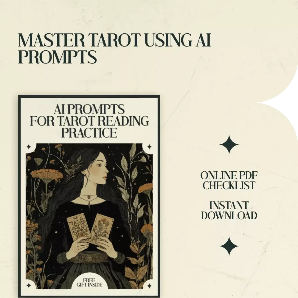AI Prompts for Tarot Reading Practice Checklist – SEO-Friendly AI Prompts for Tarot Reading Practice Guide for Beginners & Advanced Readers, Digital Download