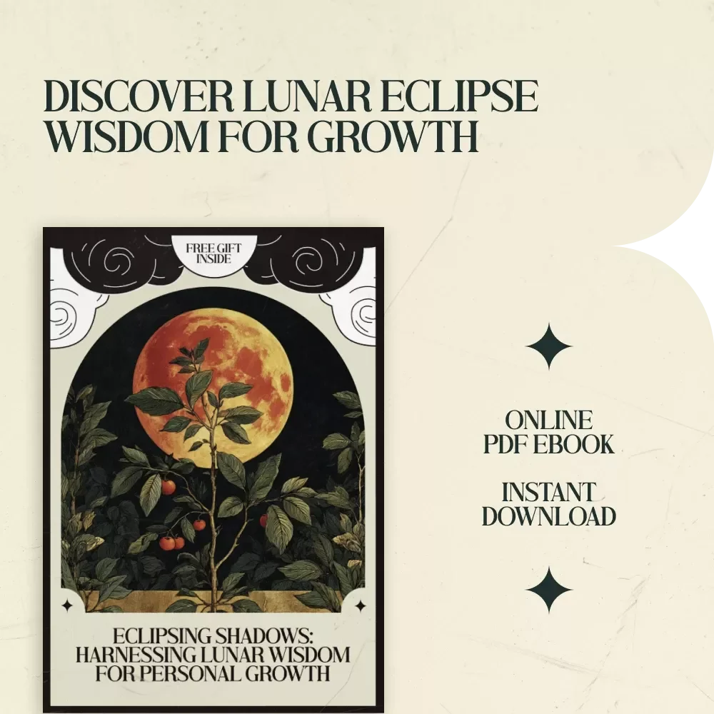 Eclipsing Shadows: Harnessing Lunar Wisdom for Personal Growth – Lunar Eclipse Meaning in Personal Growth Guide, Self-Discovery Workbook, Lunar Cycle Reflection & Personal Growth Digital Download