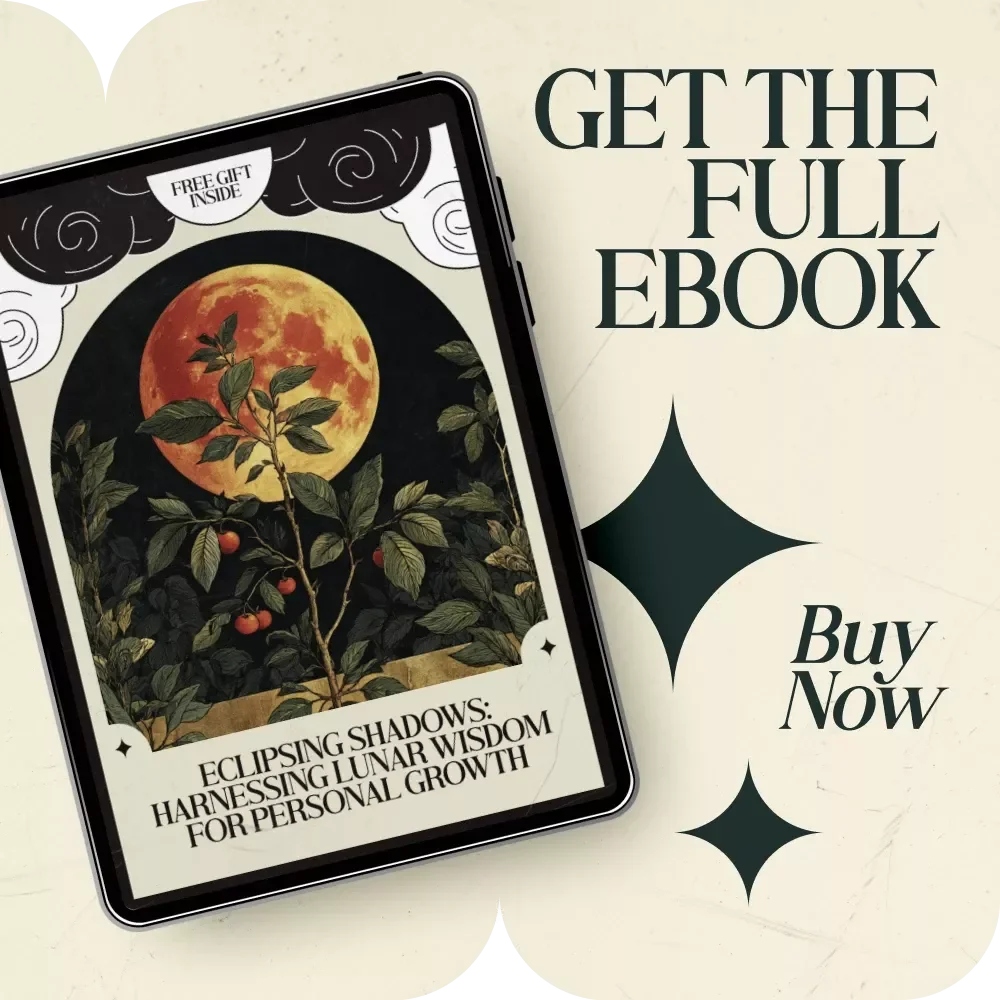 Eclipsing Shadows: Harnessing Lunar Wisdom for Personal Growth – Lunar Eclipse Meaning in Personal Growth Guide, Self-Discovery Workbook, Lunar Cycle Reflection & Personal Growth Digital Download