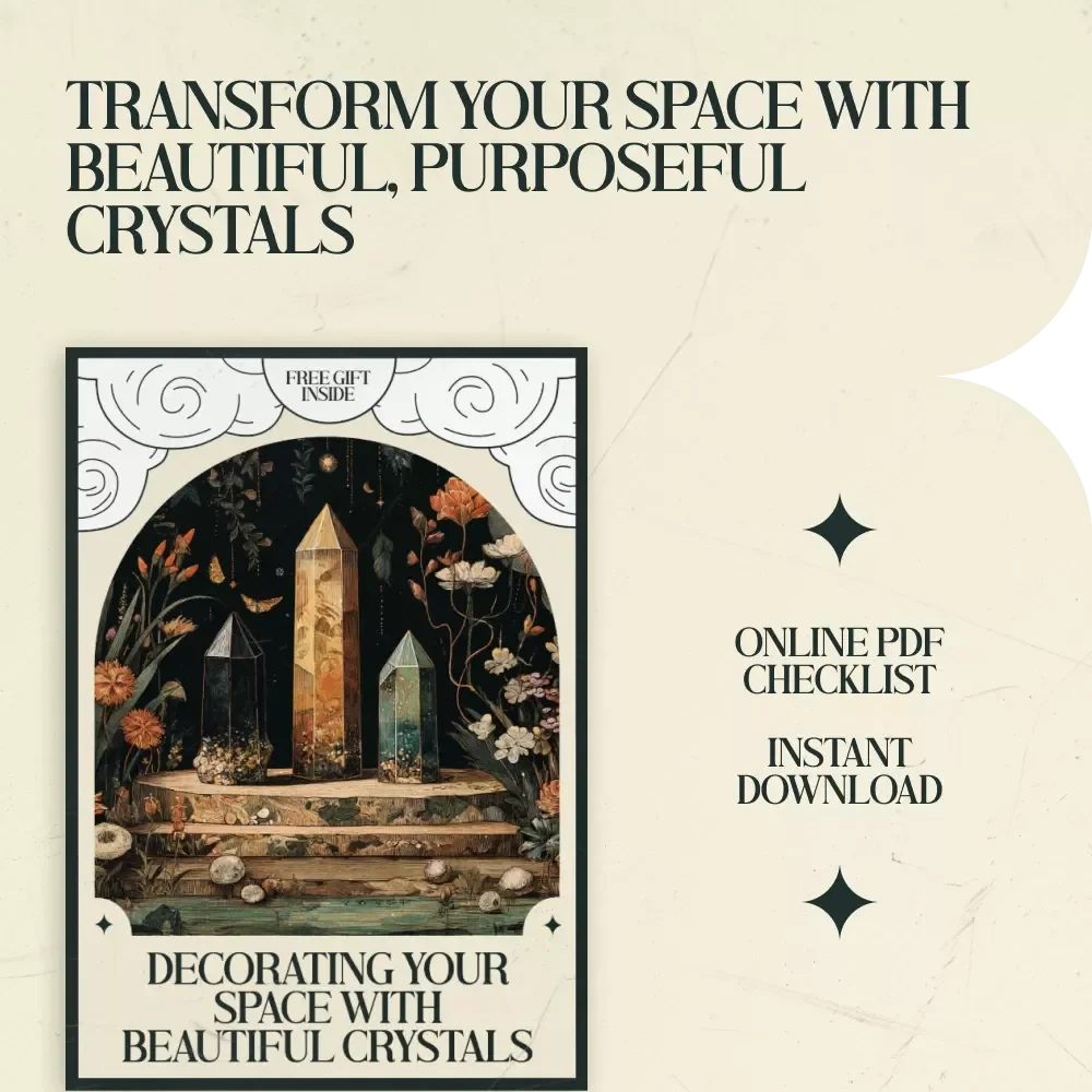 Decorating Your Space with Beautiful Crystals: A Complete Guide to Using Crystals in Home Decor