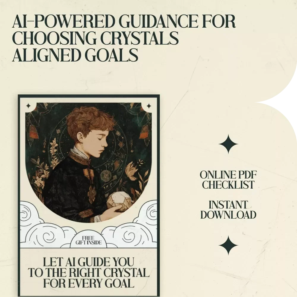 Let AI Guide You to the Right Crystal for Every Goal – Practical Guide to Using AI Tools That Suggest Crystals for Goals, Crystal Selection Workbook & Spiritual Practice eBook