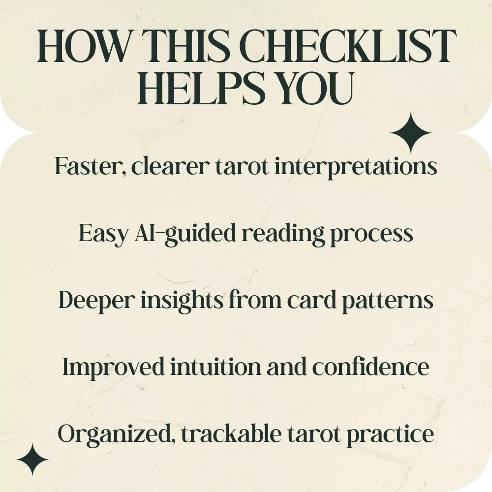 AI Tools for Reading Tarot Cards Checklist – Smart Guide to ai tools that explain tarot cards for Beginners & Intuitive Readers