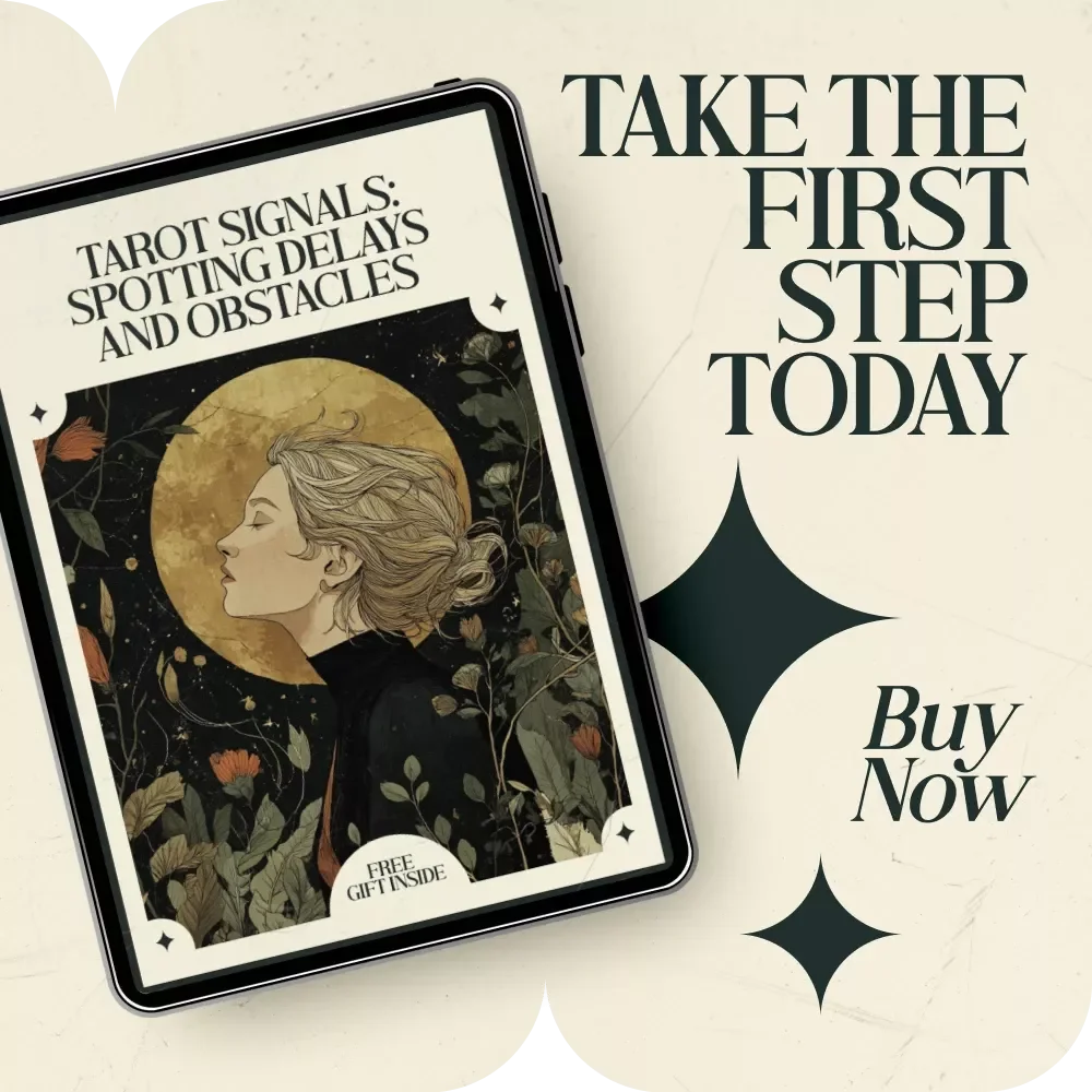 Tarot Signals: Spotting Delays and Obstacles – Printable Checklist for Tarot Cards That Show Delays or Obstacles, Tarot Reading Guide for Interpreting Blocks & Stagnation
