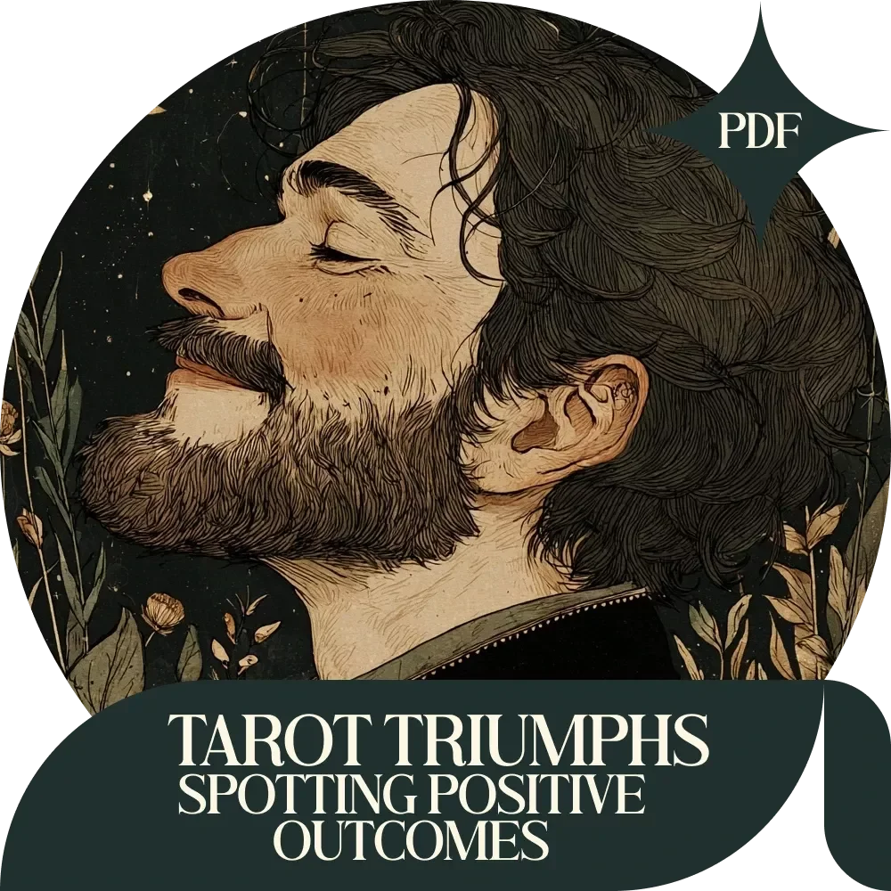 Tarot Triumphs: Spotting Positive Outcomes – Printable Checklist for Tarot Cards That Show Positive Outcome, Beginner-Friendly Tarot Guide, Instant Download