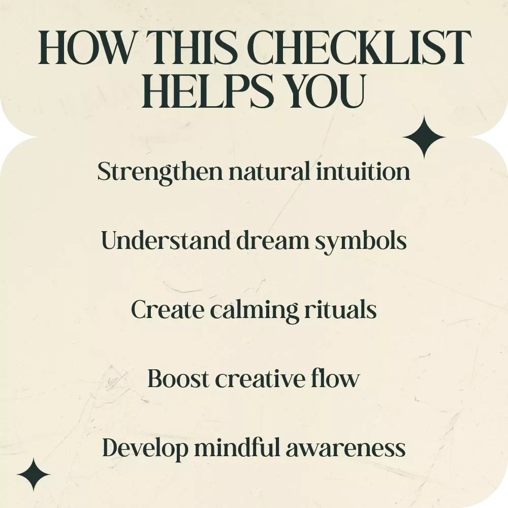 Pisces Season Checklist: Tuning Into Intuition and Dreams – Spiritual Reflection Guide, Dream Journal Prompts & Mindfulness Planner | pisces season meaning for intuition and dreams