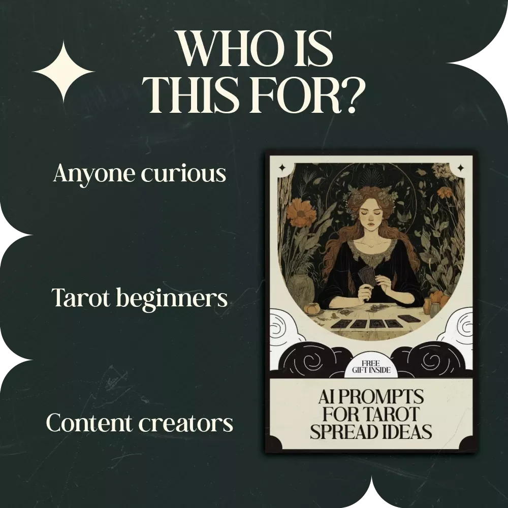 AI Prompts for Tarot Spread Ideas Checklist – Creative AI Prompts for Tarot Spread Ideas, Tarot Reading Guide, Digital Download for Tarot Lovers & Spiritual Creators