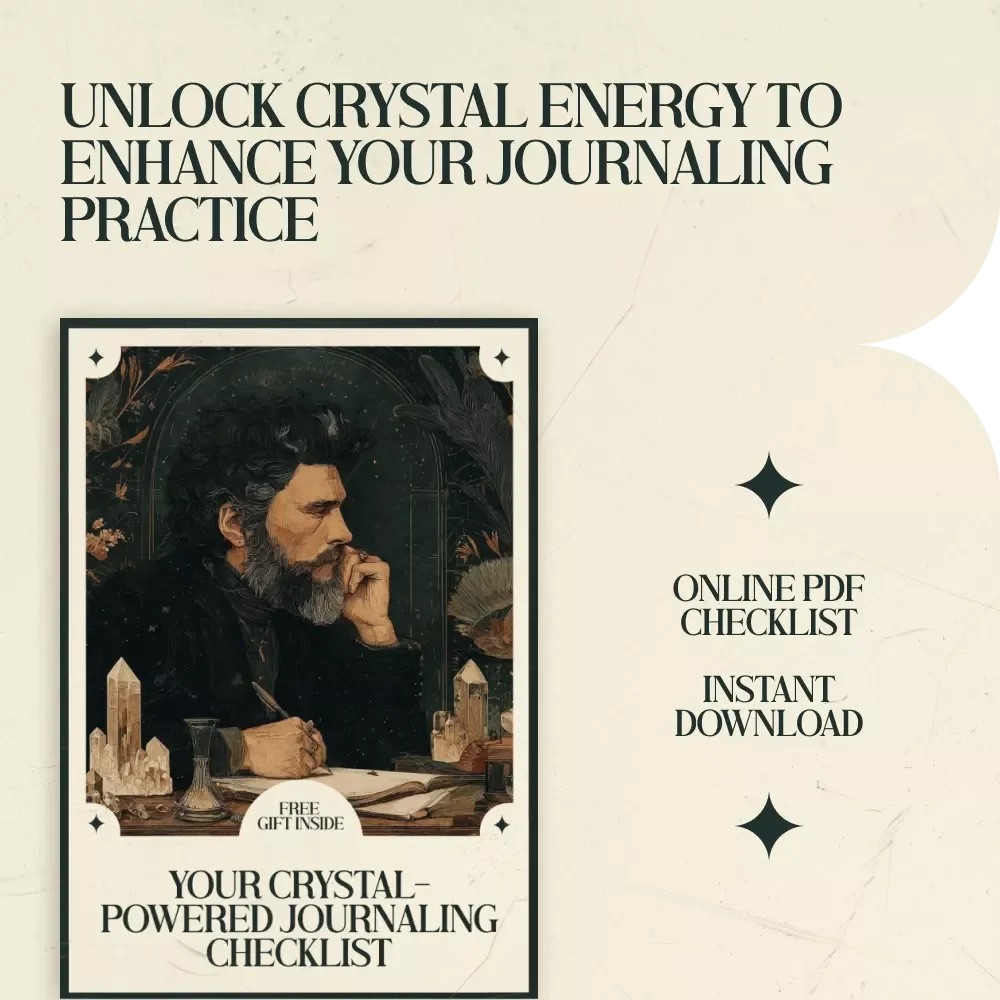 Your Crystal-Powered Journaling Checklist: How to Use Crystals During Journaling for Clarity, Healing & Creativity