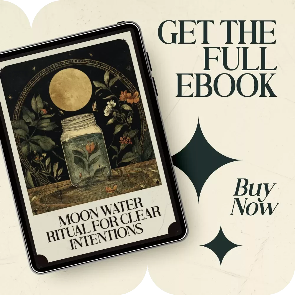Moon Water Ritual for Clear Intentions – Moon Water Ritual Step by Step Guide, Lunar Manifestation Practice, Spiritual Self-Care Ritual eBook, Beginner Friendly Moon Ritual Download