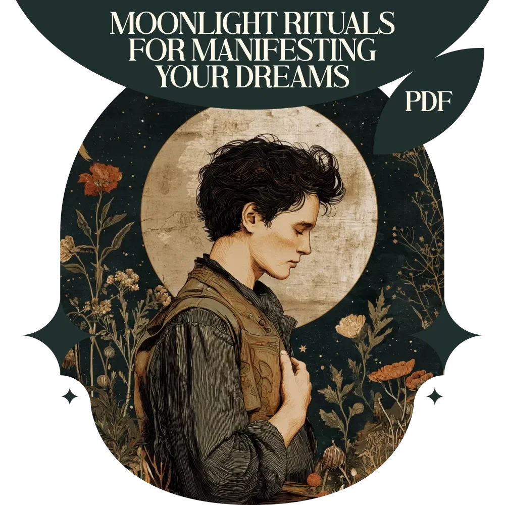 Moonlight Rituals for Manifesting Your Dreams – Moon Ritual Routine for Manifestation Guide, Lunar Cycle Manifestation Workbook, Moon Phase Ritual Guide, Spiritual Self-Growth Digital Download
