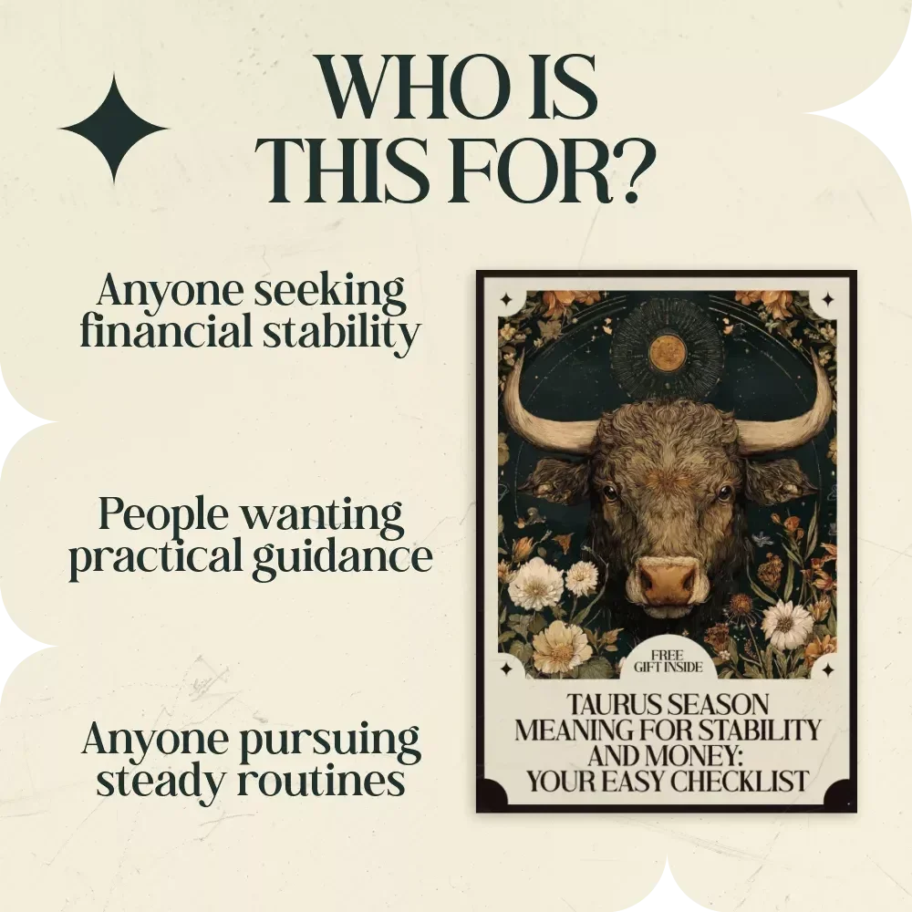Taurus Season Meaning for Stability and Money – Practical Checklist for Grounding, Prosperity, and Financial Security
