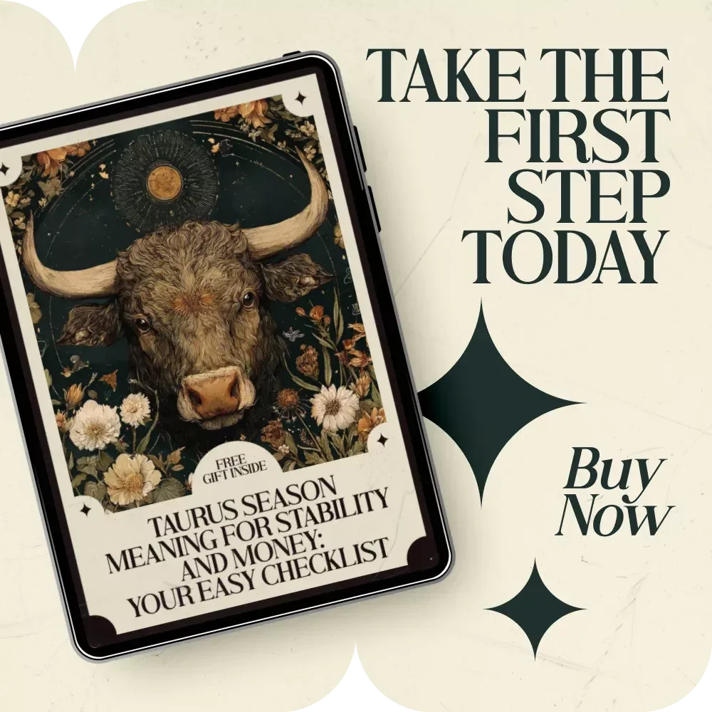 Taurus Season Meaning for Stability and Money – Practical Checklist for Grounding, Prosperity, and Financial Security