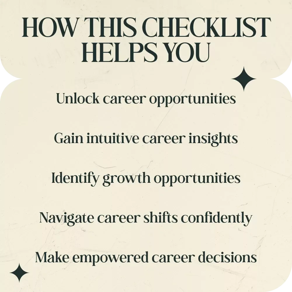 Tarot Cards That Signal a Career Shake-Up - Digital Download Checklist for Career Change