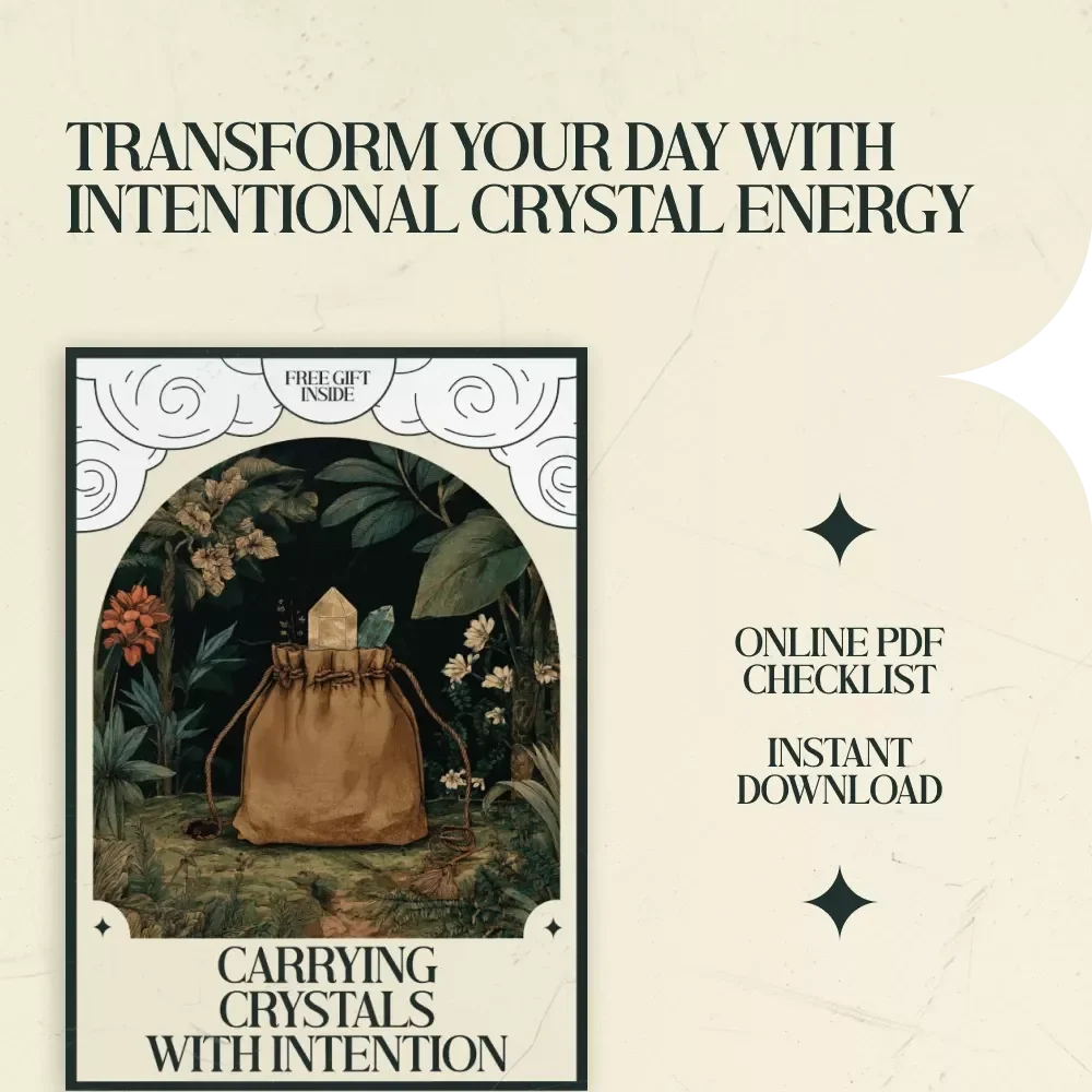 Carrying Crystals with Intention: The Ultimate Checklist for Daily Crystal Practice