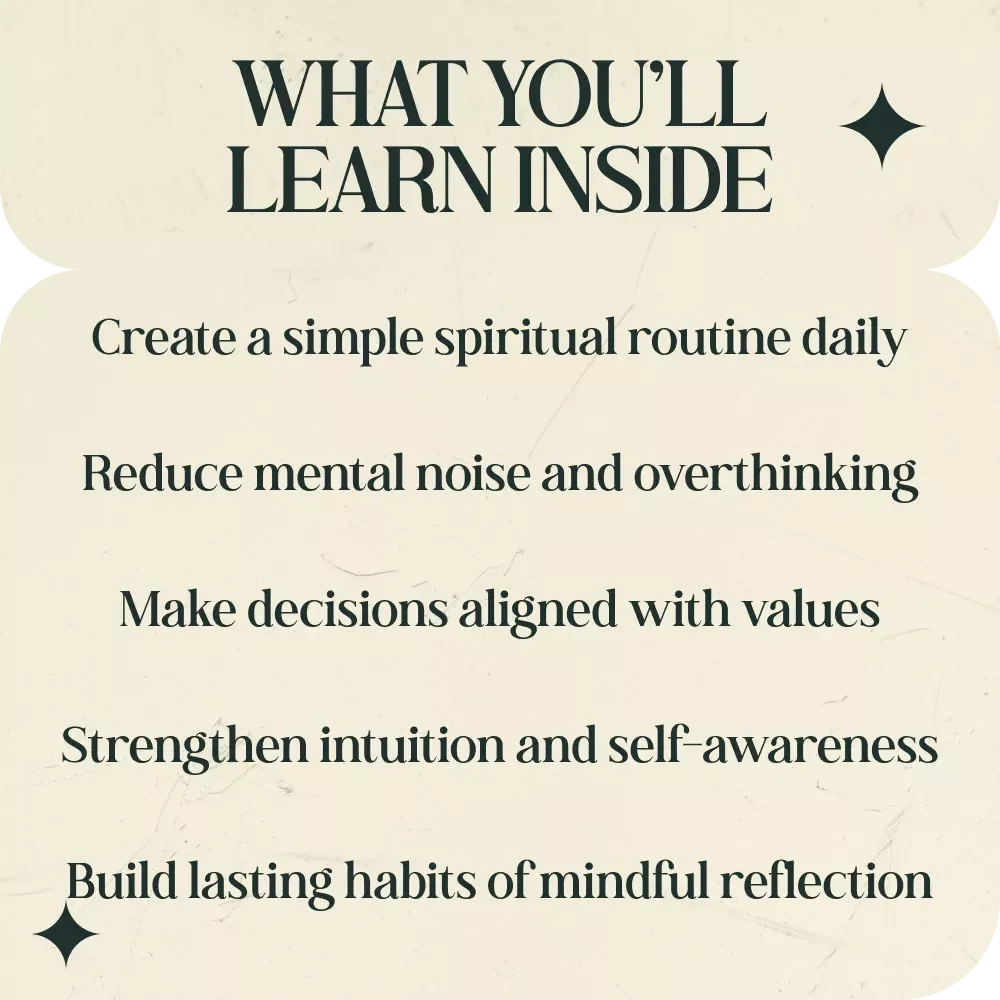 The Journey to Inner Clarity – Spiritual Routine for Personal Clarity eBook for Mindful Living & Self-Discovery