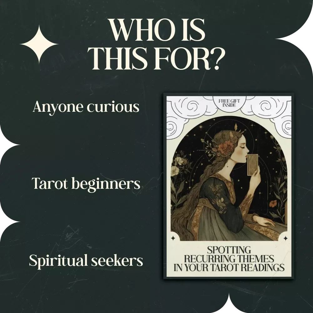 Spotting Recurring Themes in Your Tarot Readings – Printable Checklist for Tarot Card Themes That Repeat in Readings, Pattern Tracking Guide, Tarot Journal Companion