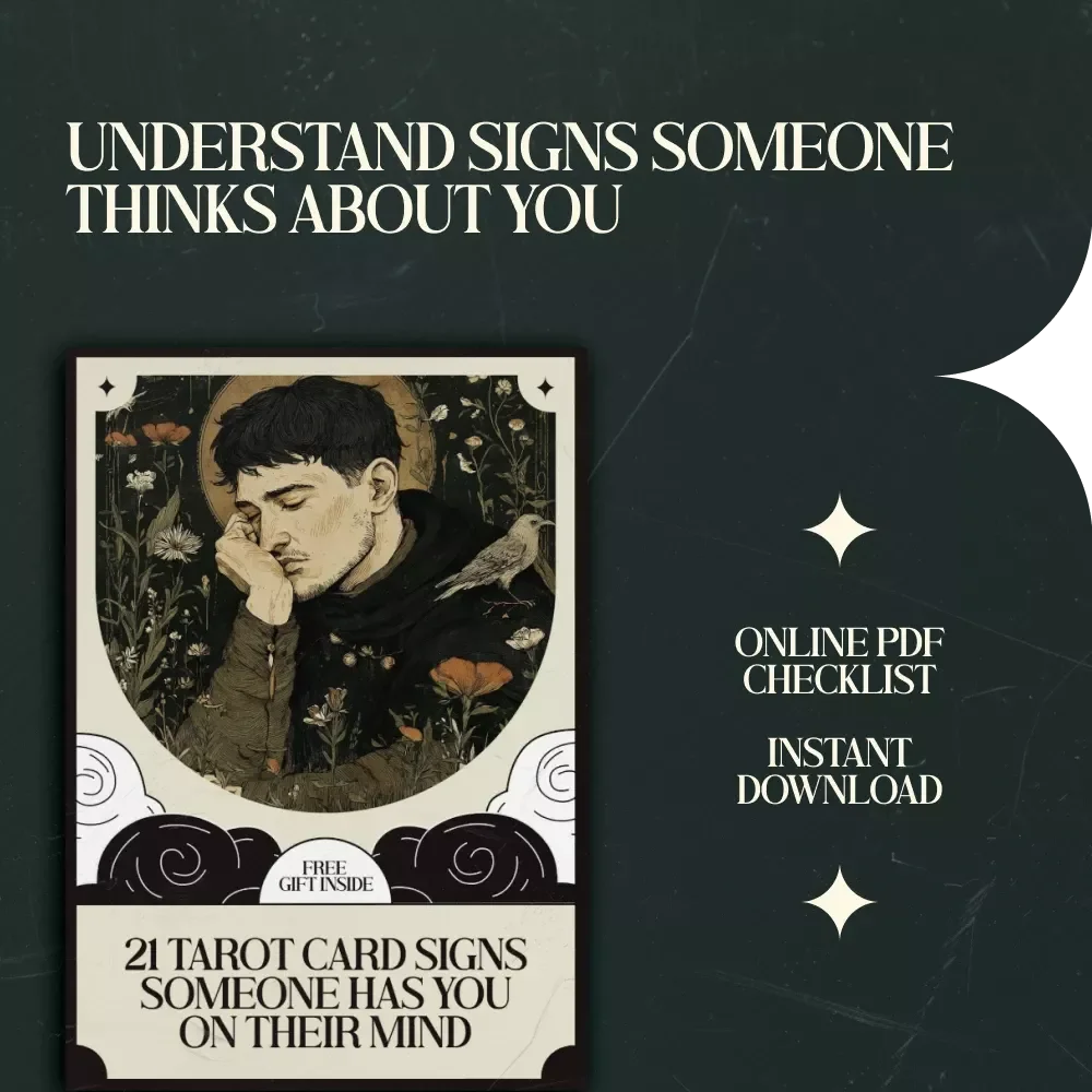 21 Tarot Card Signs Someone Has You on Their Mind – Tarot Cards That Show Someone Thinking About You Checklist, Love Tarot Guide, Instant Digital Download