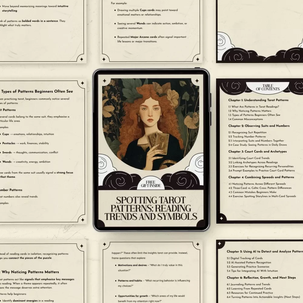 Spotting Tarot Patterns: Reading Trends and Symbols - A Beginner's Guide to Understanding Tarot Reading Patterns