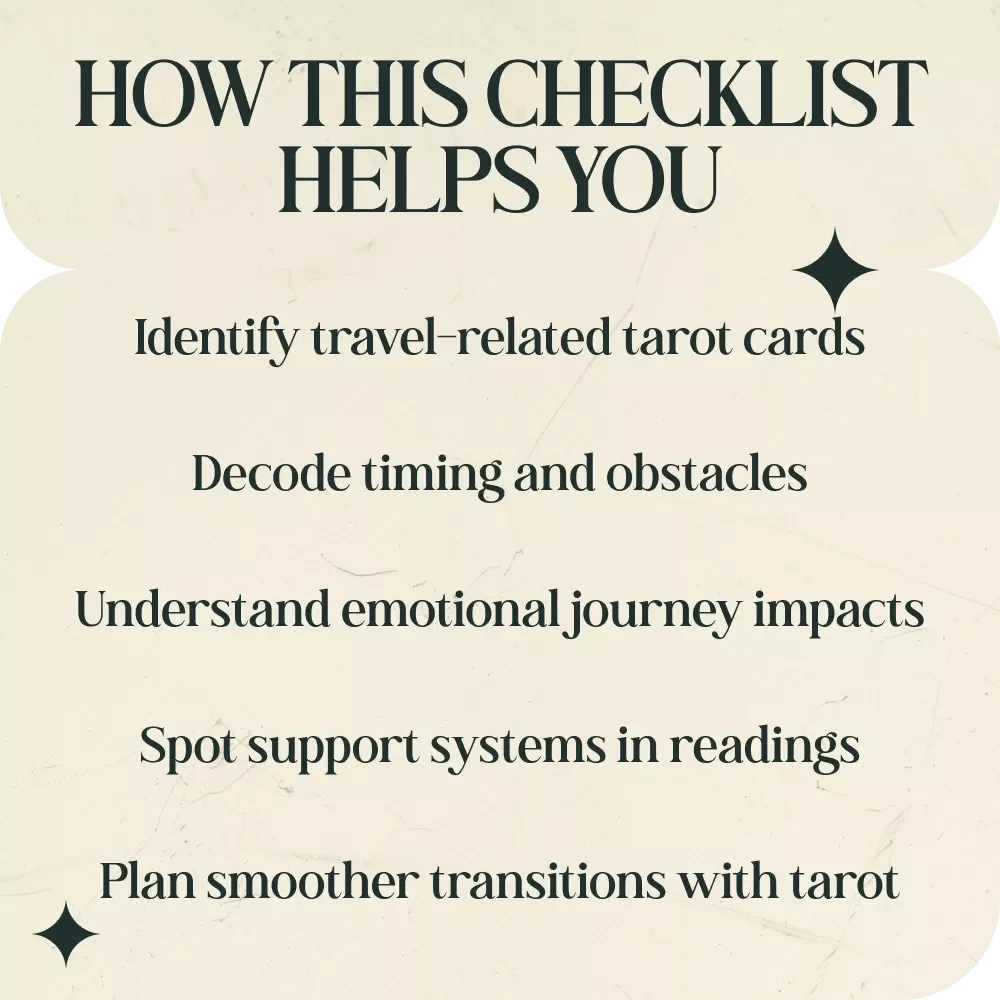 Tarot Cards for Travel: A Guide to Journey, Relocation, and Movement Through Tarot Cards
