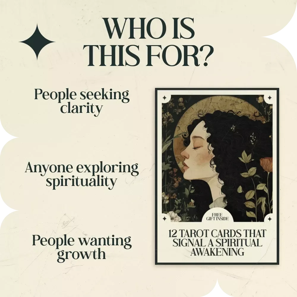 12 Tarot Cards That Signal a Spiritual Awakening – Printable Checklist Guide, Tarot Cards That Mean Spiritual Awakening, Self Discovery & Intuition Workbook