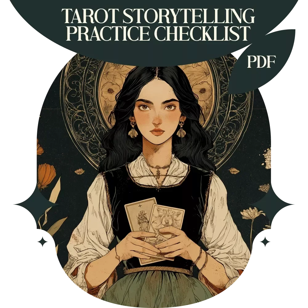 Tarot Storytelling Practice Checklist | Tarot Card Storytelling Practice Ideas