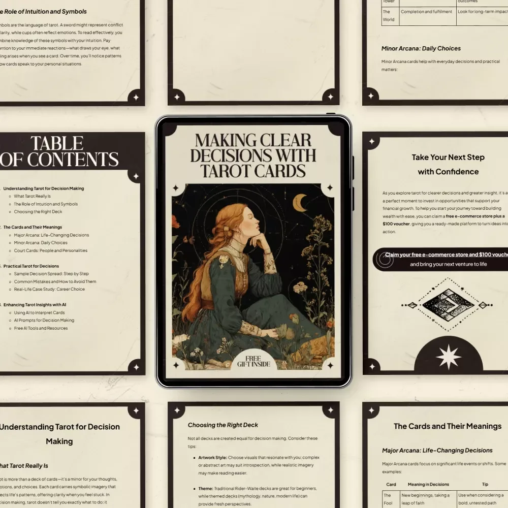 Making Clear Decisions with Tarot Cards: A Guide to Tarot Card Meanings for Decision Making