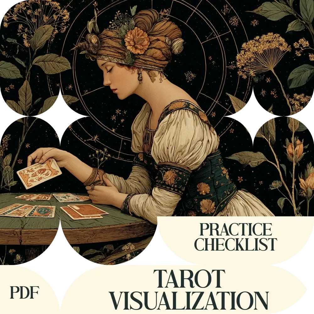 Tarot Visualization Practice Checklist: A Guided Approach to Enhancing Your Tarot Card Visualization Practice Ideas