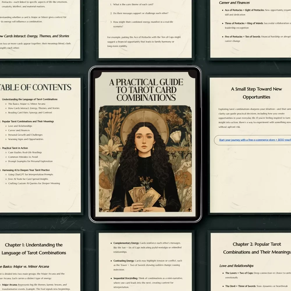 A Practical Guide to Tarot Card Combinations: Unlock the Secrets of Tarot Card Pairs and Their Meanings
