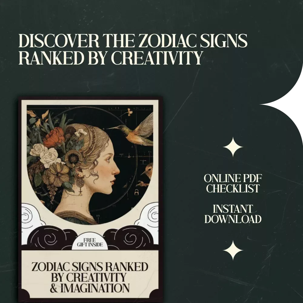 Zodiac Signs Ranked by Creativity & Imagination Checklist – Discover Your Creative Astrology Ranking, Fun Zodiac Personality Guide, Astrology Creativity List