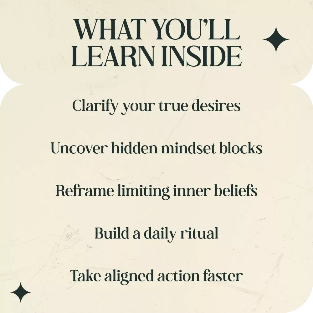 The Questions That Turn Dreams Into Reality: Manifestation Questions to Ask Yourself Guide, Self-Inquiry Workbook for Clarity, Mindset & Daily Manifestation Ritual
