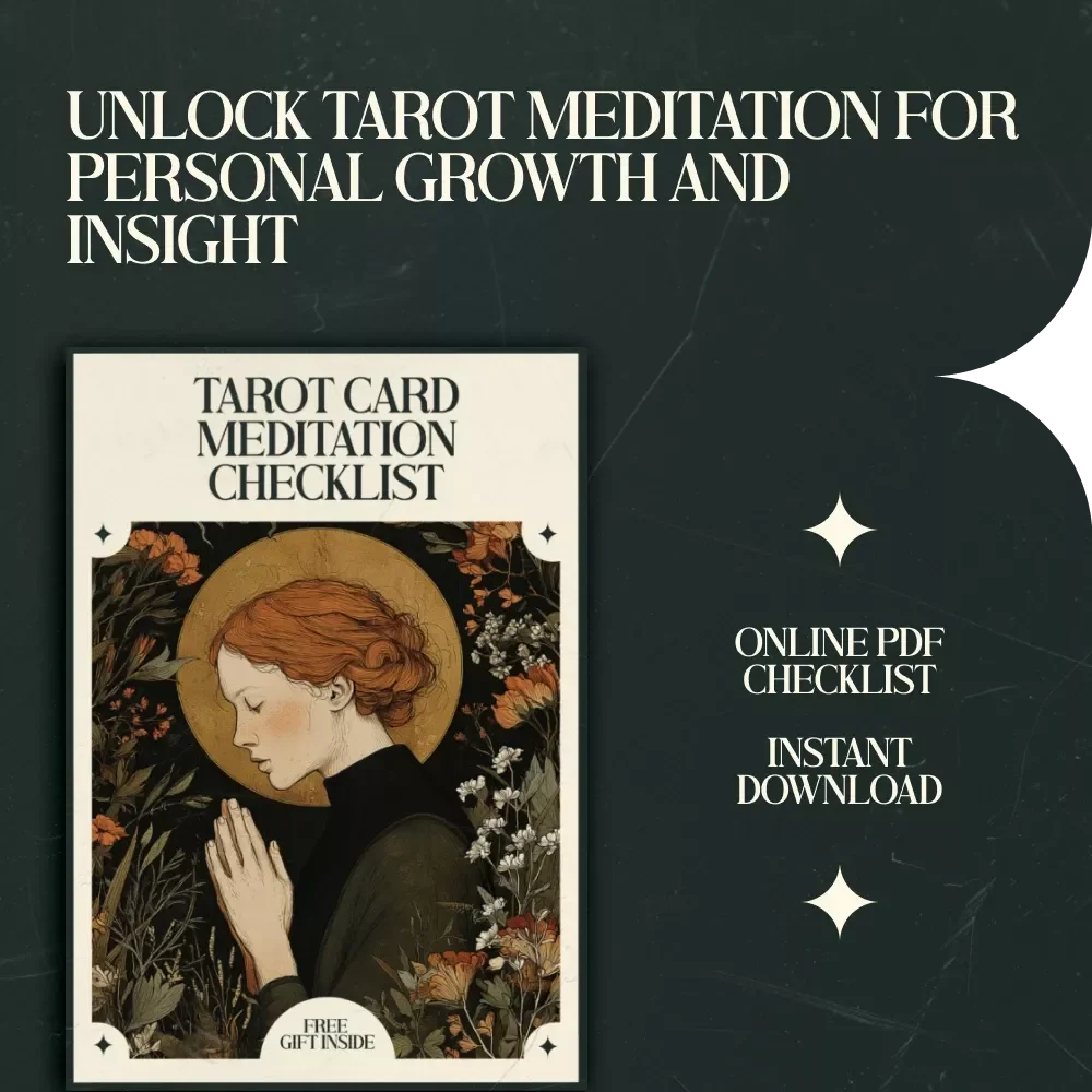 Tarot Card Meditation Checklist: Simple Tarot Meditation Ideas for Beginners