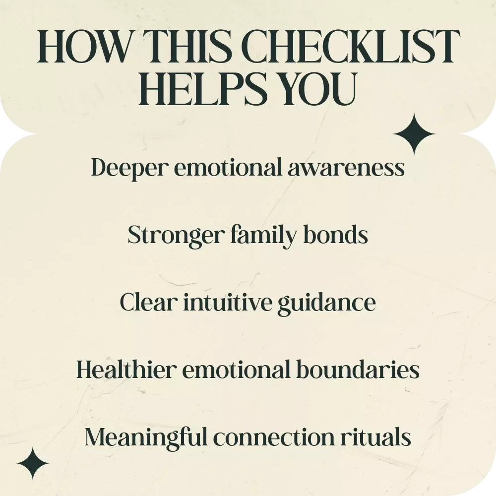 Cancer Season Checklist: Emotions & Family Focus – Astrology Self-Reflection Guide, Cancer Season Meaning for Emotions and Family, Printable Emotional Wellness & Family Bonding Checklist