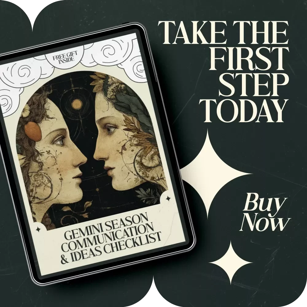 Gemini Season Communication & Ideas Checklist – Digital Download for Clarity, Creativity & Conversations | Gemini Season Meaning for Communication and Ideas Guide