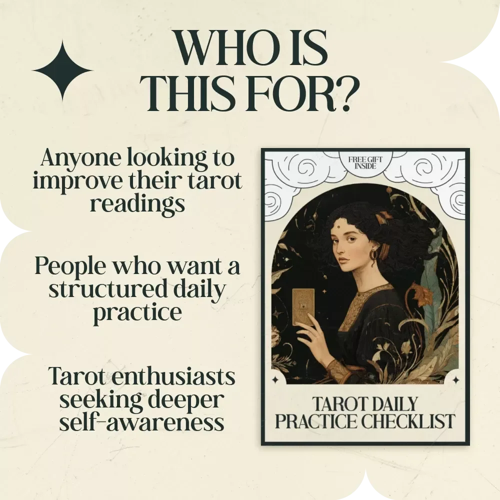 Tarot Daily Practice Checklist - Your Guide to a Consistent Tarot Reading Daily Practice Routine