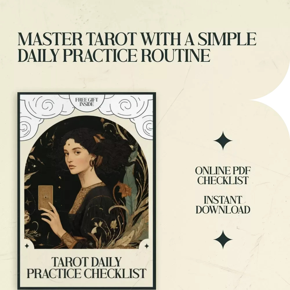 Tarot Daily Practice Checklist - Your Guide to a Consistent Tarot Reading Daily Practice Routine