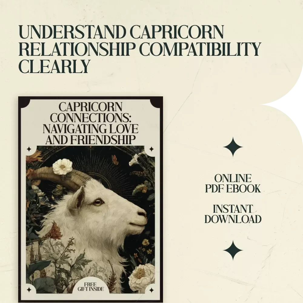 Capricorn Connections: Navigating Love and Friendship – Zodiac Guide to Capricorn Compatibility with Other Zodiac Signs, Astrology Relationship Guide, Love & Friendship Compatibility eBook