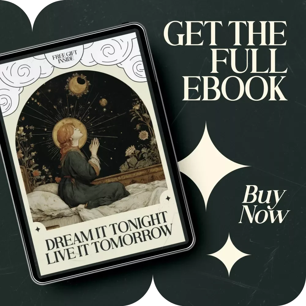 Dream It Tonight Live It Tomorrow Manifestation Routine Before Sleep Guide, Nighttime Manifestation eBook, Sleep Ritual Checklist, Digital Download