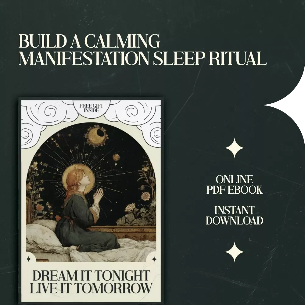 Dream It Tonight Live It Tomorrow Manifestation Routine Before Sleep Guide, Nighttime Manifestation eBook, Sleep Ritual Checklist, Digital Download