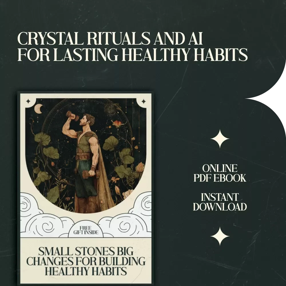 Small Stones Big Changes for Building Healthy Habits – Crystals That Support Healthy Habits Guide, Habit Rituals & Mindful Routine eBook, Digital Download