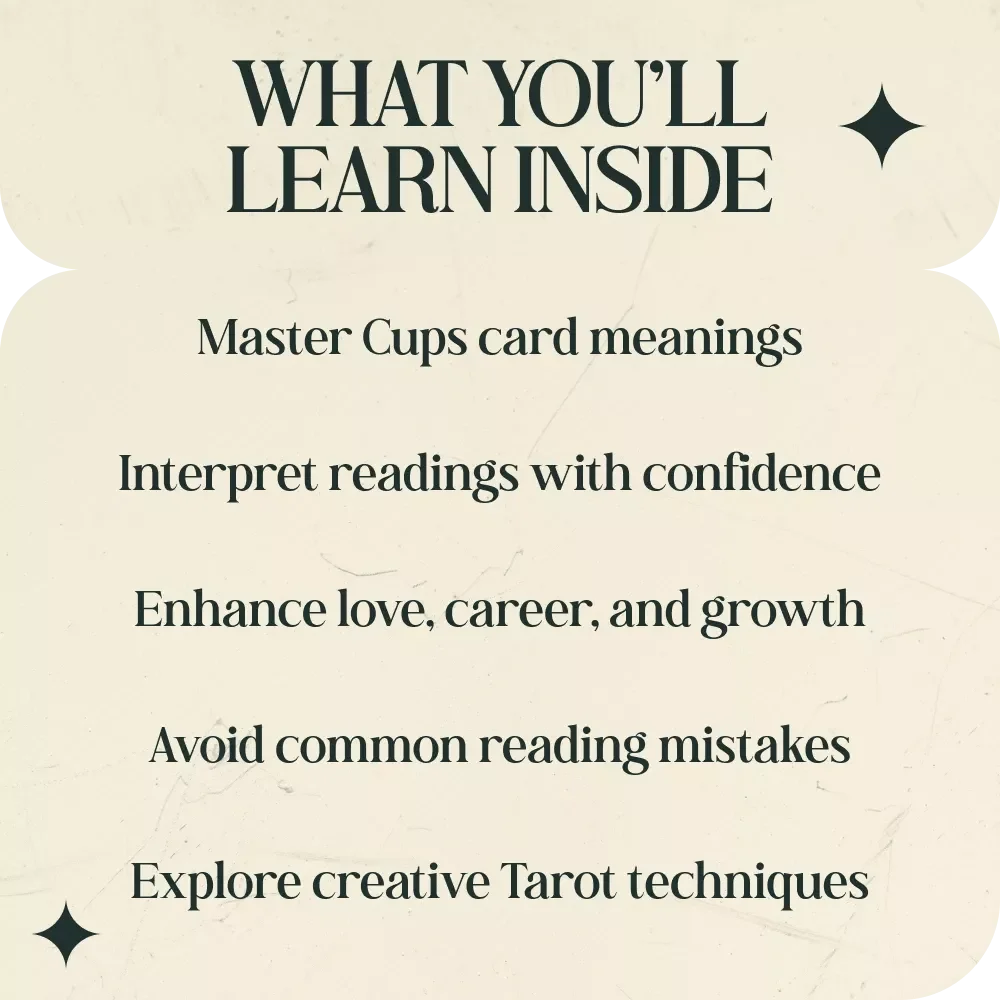 A Guide to the Cups Suit in Tarot – Unlock the Power of Cups in Your Readings
