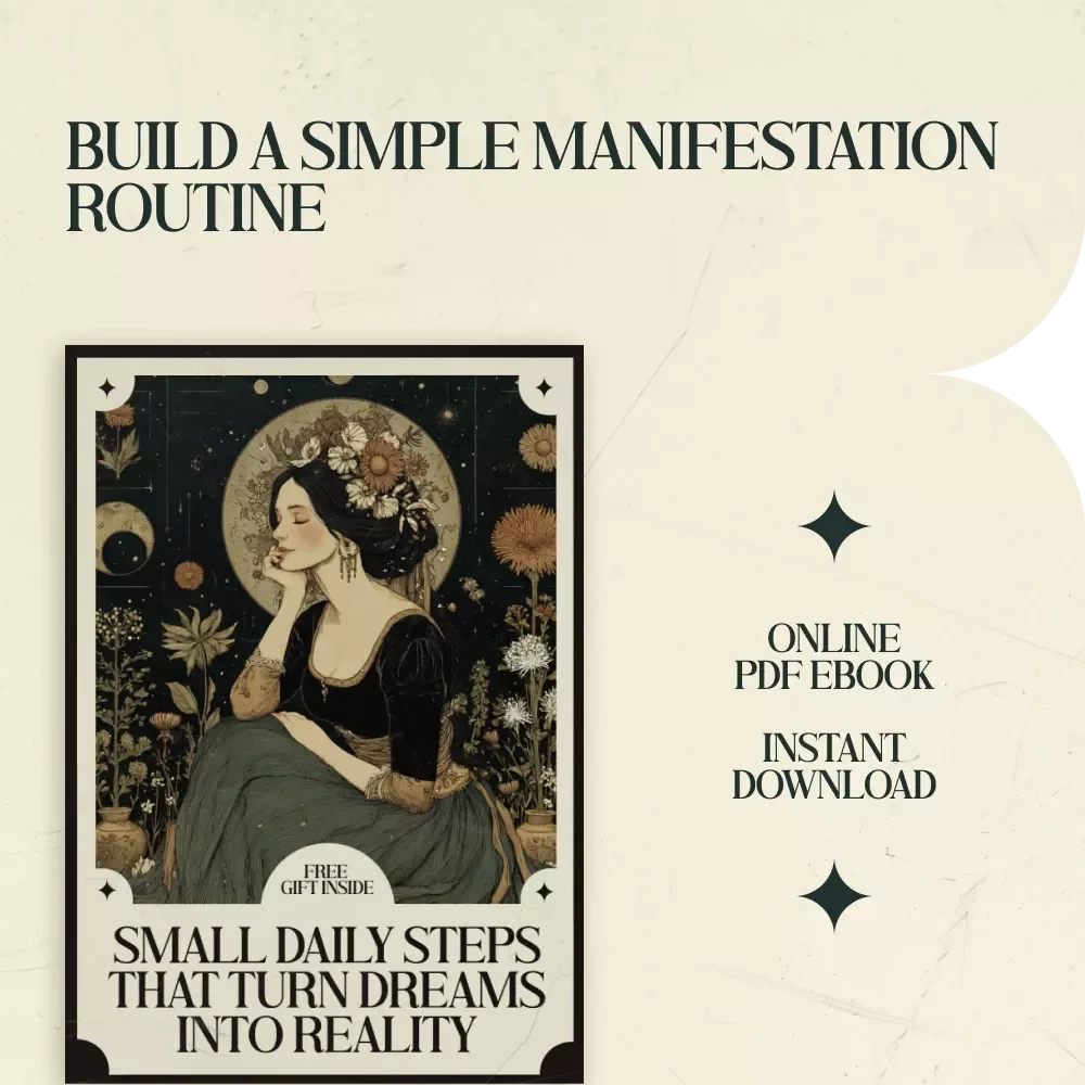 Small Daily Steps That Turn Dreams Into Reality: manifestation routine for beginners eBook, Daily Manifestation Guide, Intentional Living Digital Download
