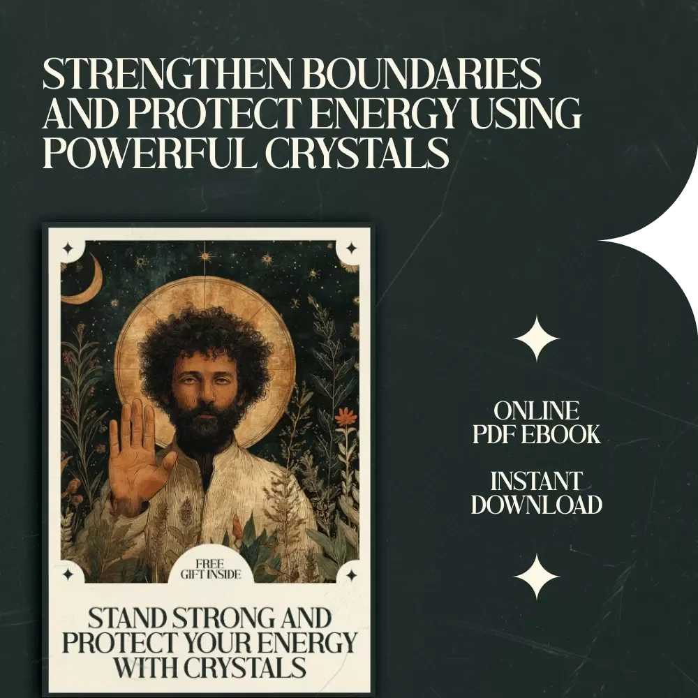 Stand Strong and Protect Your Energy with Crystals – A Complete Guide to Crystals That Help With Personal Boundaries, Energy Protection, and Emotional Strength