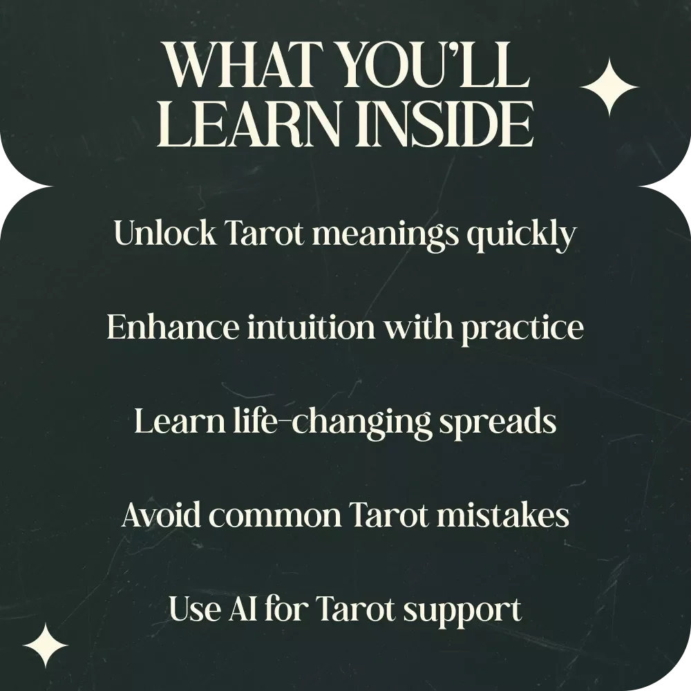 A Beginner’s Journey Through the Cards: Tarot Card Meanings List for Beginners eBook